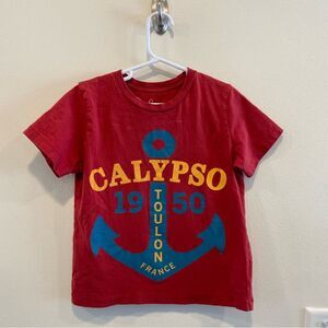 Peek calypso Toulon France short sleeve tee in boys size 4/5 graphic